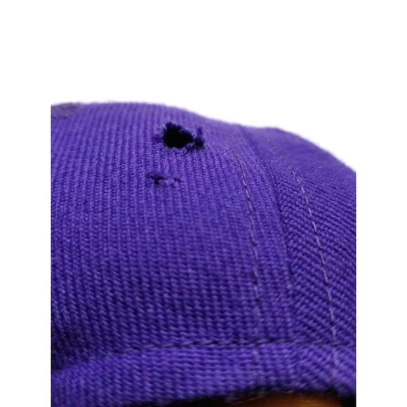 Reebok NFL Minnesota Vikings Football Purple Yellow Ball Cap Hat (T11) - Picture 6 of 6